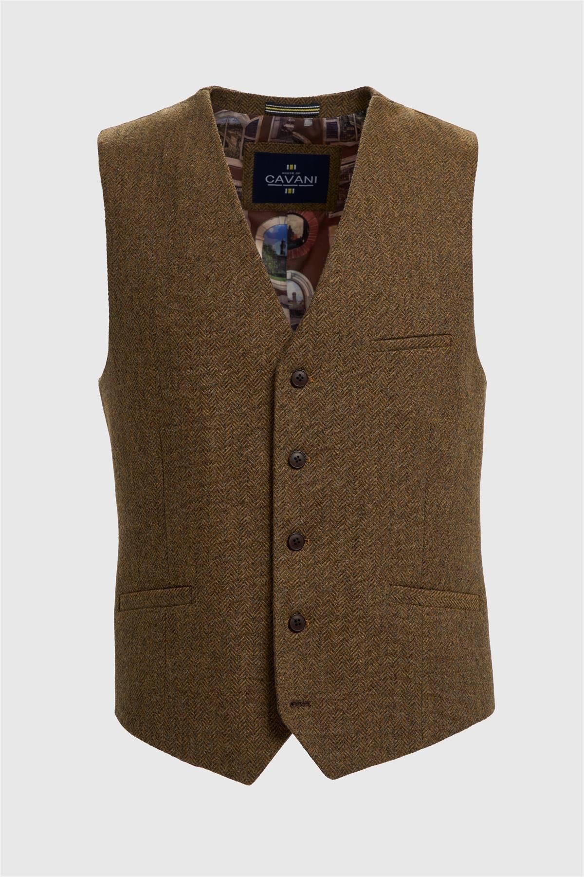 House of Cavani Thomas Brown Waistcoat