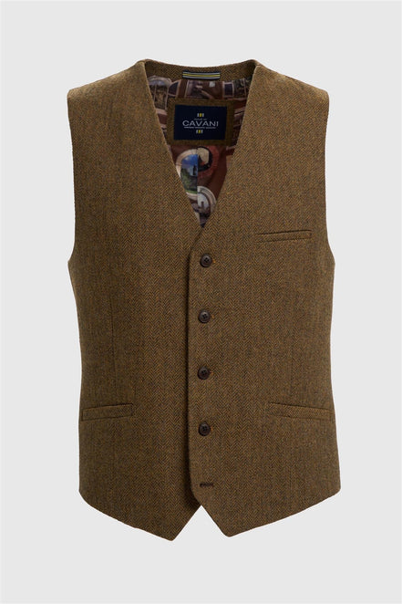 House of Cavani Thomas Brown Waistcoat