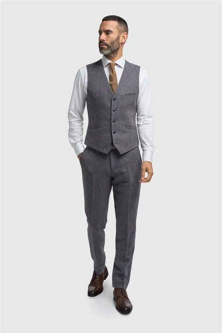 House of Cavani Thomas Savoy Tweed Waistcoat