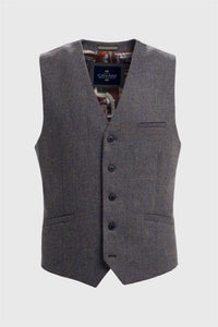 House of Cavani Thomas Savoy Tweed Waistcoat