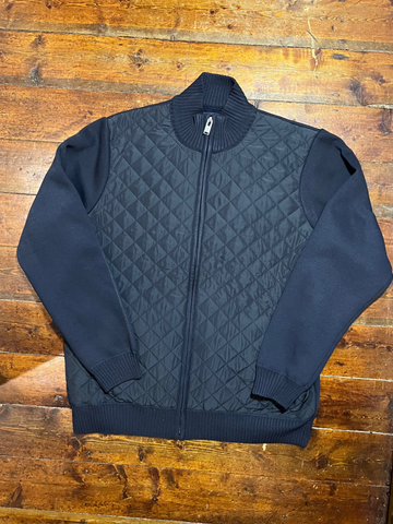 Ke Brera Navy Quilted Jacket