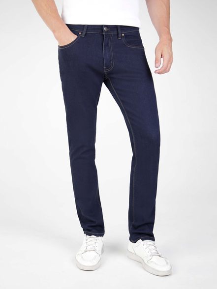 Mish Mash Tapered Fit Mid Stretch Raw Jeans