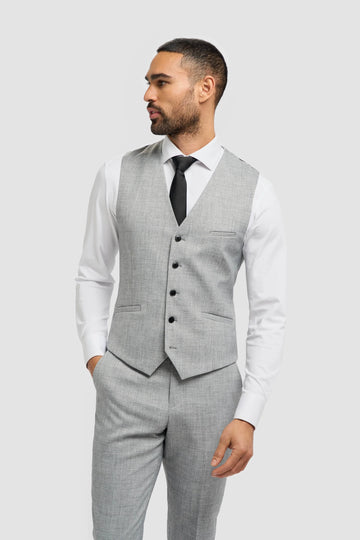 House of Cavani Malibu Grey Waistcoat