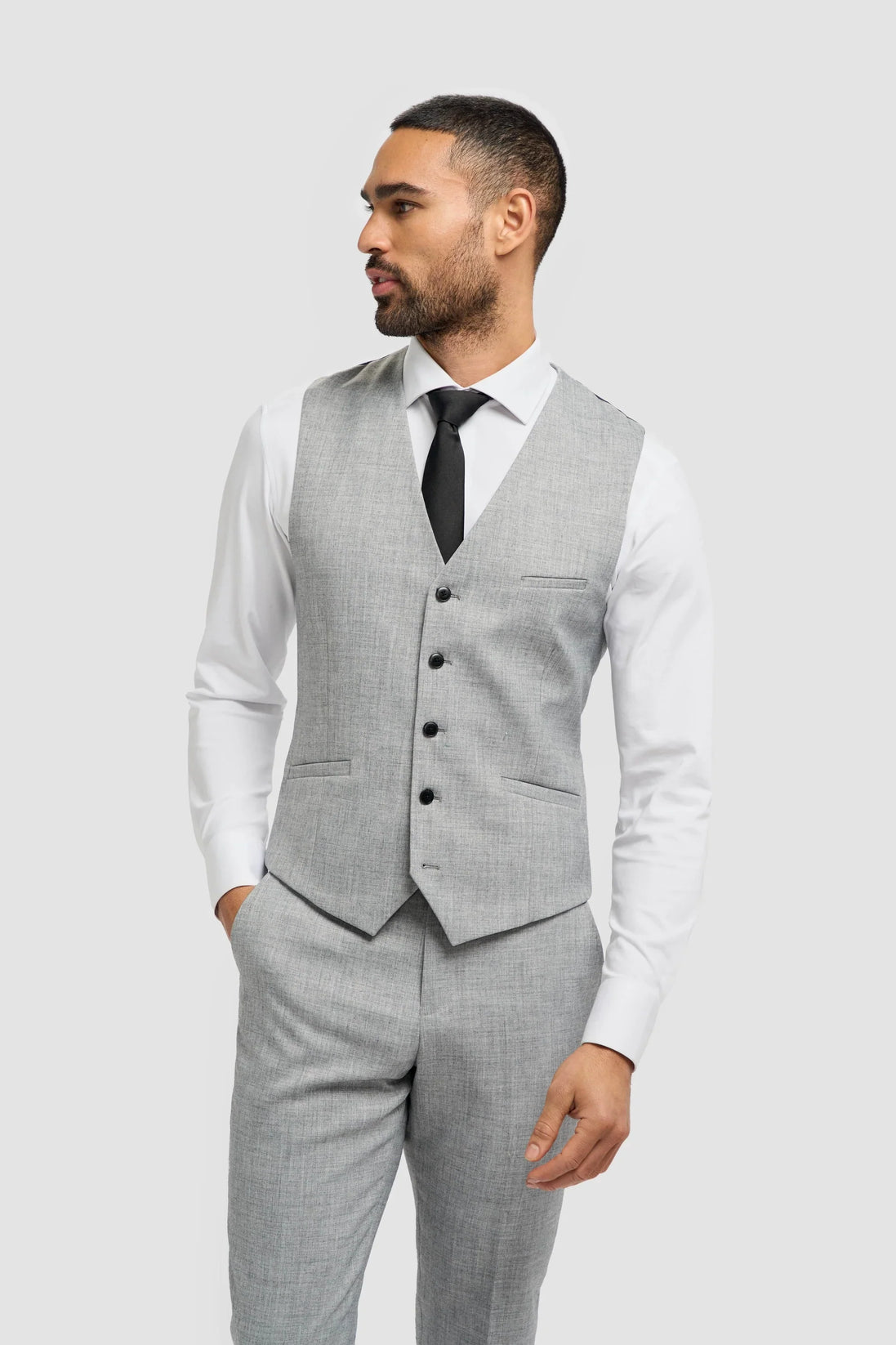 House of Cavani Malibu Grey Waistcoat
