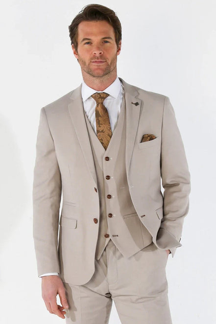Paul Andrew - Mayfair - Men's Stone Textured Blazer