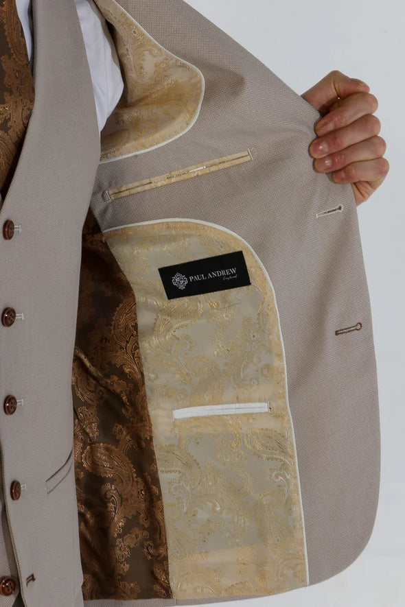 Paul Andrew - Mayfair - Men's Stone Textured Blazer