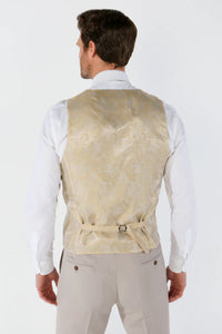 Men's stone-textured waistcoat from Paul Andrew Mayfair collection, stylish men's men's formal vest with textured fabric.