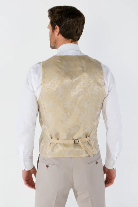 Paul Andrew - Mayfair - Men's Stone Textured Waistcoat