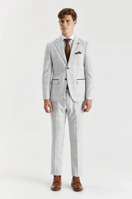 Paul Andrew - Mark - Stone Glen Check Blazer