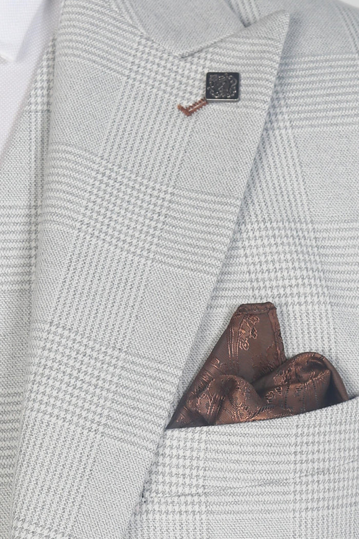 Paul Andrew - Mark - Stone Glen Check Blazer