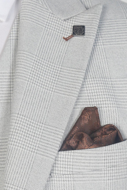 Paul Andrew - Mark - Stone Glen Check Blazer