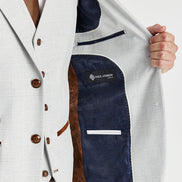 Paul Andrew - Mark - Stone Glen Check Blazer