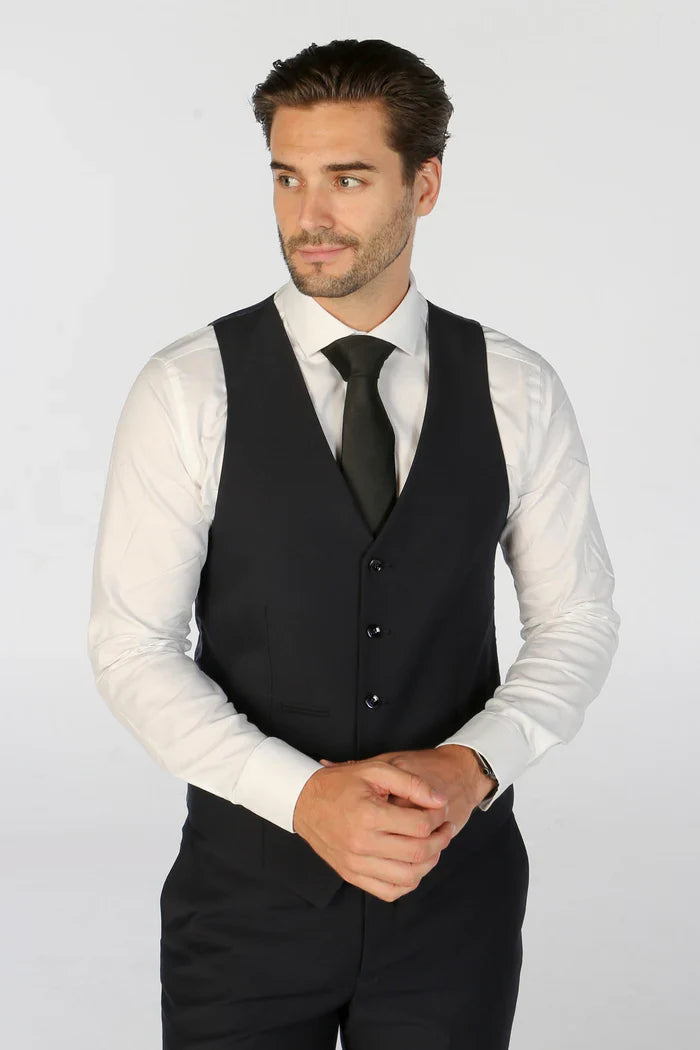 Paul Andrew - Parker - Men's Navy Waistcoat