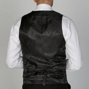 Paul Andrew - Parker - Men's Black Waistcoat