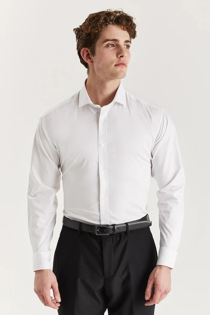 Paul Andrew Oliver - Oliver - White Cutaway Collar Shirt