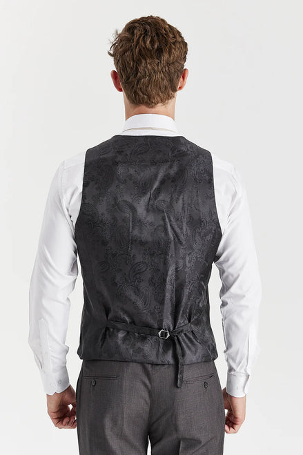 Paul Andrew - Charles - Charcoal Waistcoat