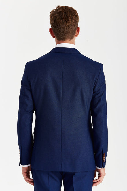 Paul Andrew - Mayfair - Men's Blue Textured Blazer
