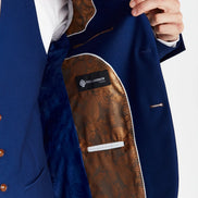 Paul Andrew - Mayfair - Men's Blue Textured Blazer