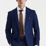 Paul Andrew - Mayfair - Men's Blue Textured Blazer