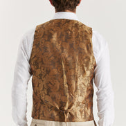 Paul Andrew Belmont Beige Waistcoat