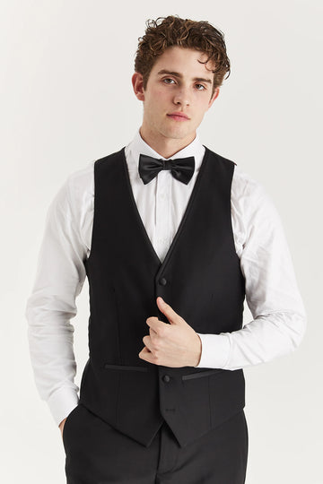 Paul Andrew Harry Black Waistcoat