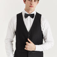 Paul Andrew Harry Black Waistcoat