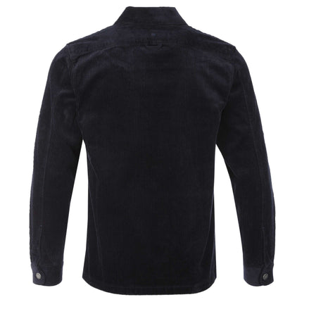 Remus Uomo Navy Cord Shacket Overshirt