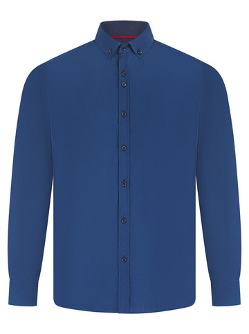 Spectre Navy Button Down Collar Shirt
