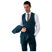 Charles Grey Armstrong Navy Waistcoat
