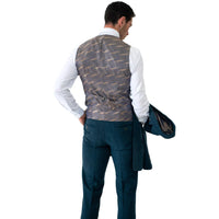 Charles Grey Armstrong Navy Waistcoat