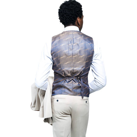 Charles Grey Sandro Beige Waistcoat
