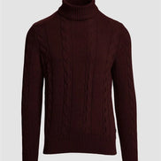 House of Cavani Archie Wine Rollneck Jumper