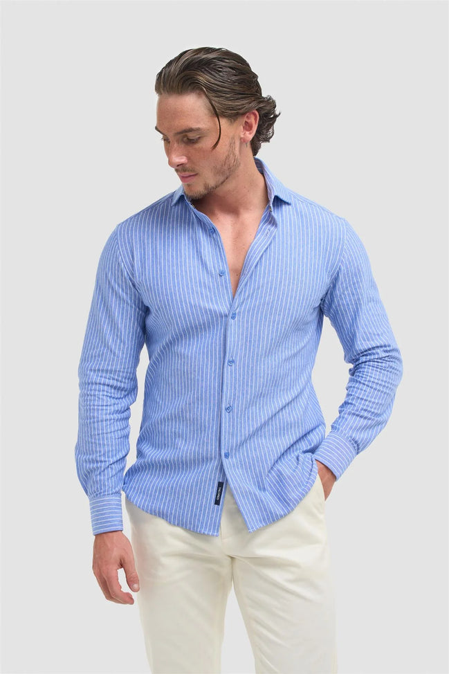 Cavani Blue Stripe Shirt