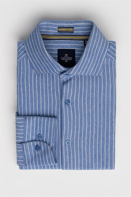 Cavani Blue Stripe Shirt