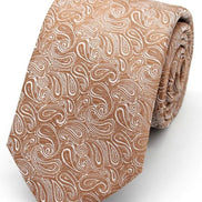 Bronze Paisley Tie Set