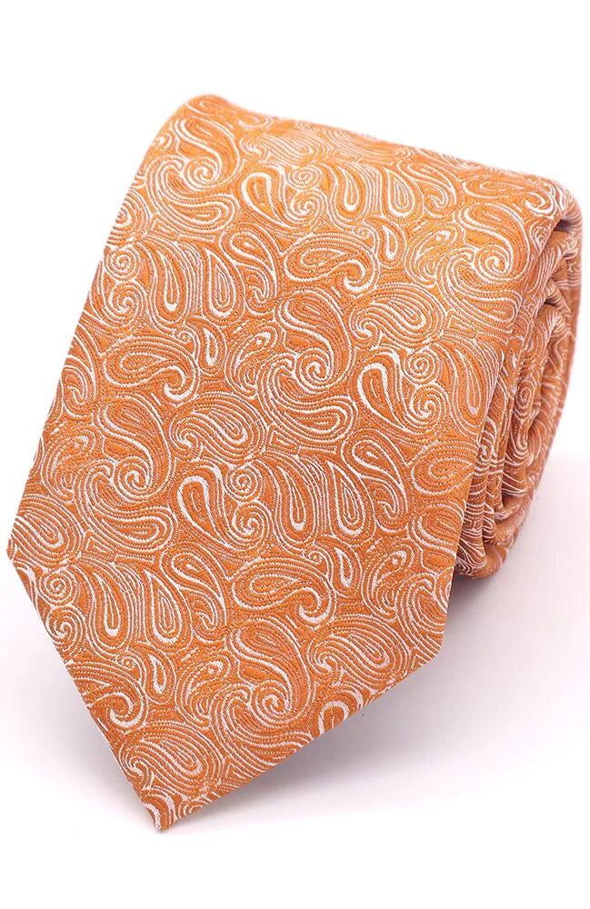 Warm Spice Paisley Tie Set