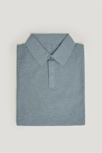 Cavani Short Sleeve Mineral Blue Polo