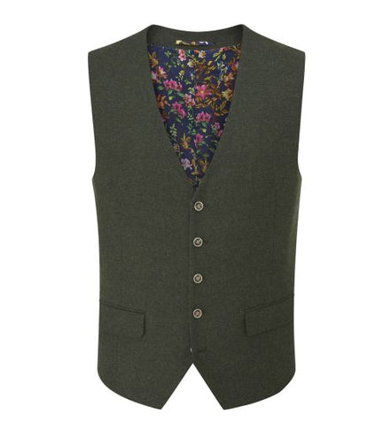 Skopes Jude Olive Waistcoat