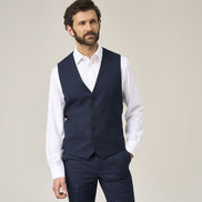 Skopes Harcourt Navy Waistcoat