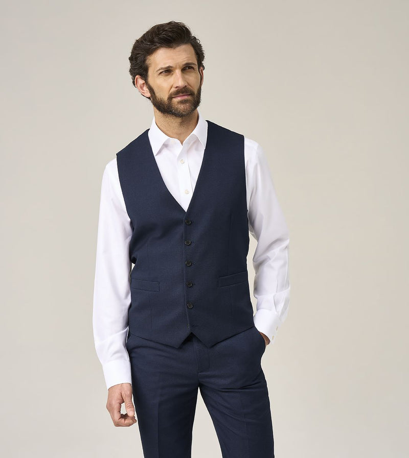 Skopes Harcourt Navy Waistcoat