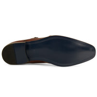 Remus Uomo Antelo Brown Monkstrap Shoe