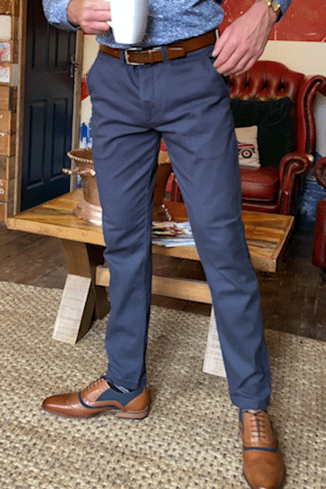 Jack Jones Navy Chinos Master Debonair