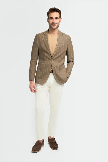 Cavani Piero Sand Slim Fit Blazer