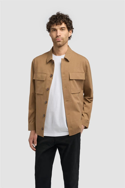 Cavani Tan Overshirt