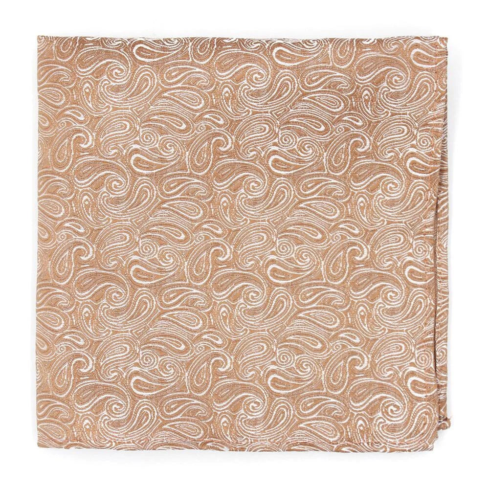 Bronze Paisley Tie Set