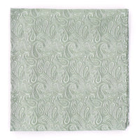 Sage Paisley Tie Set
