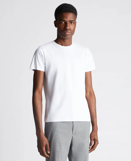 Remus Uomo White Tapered Fit T-Shirt