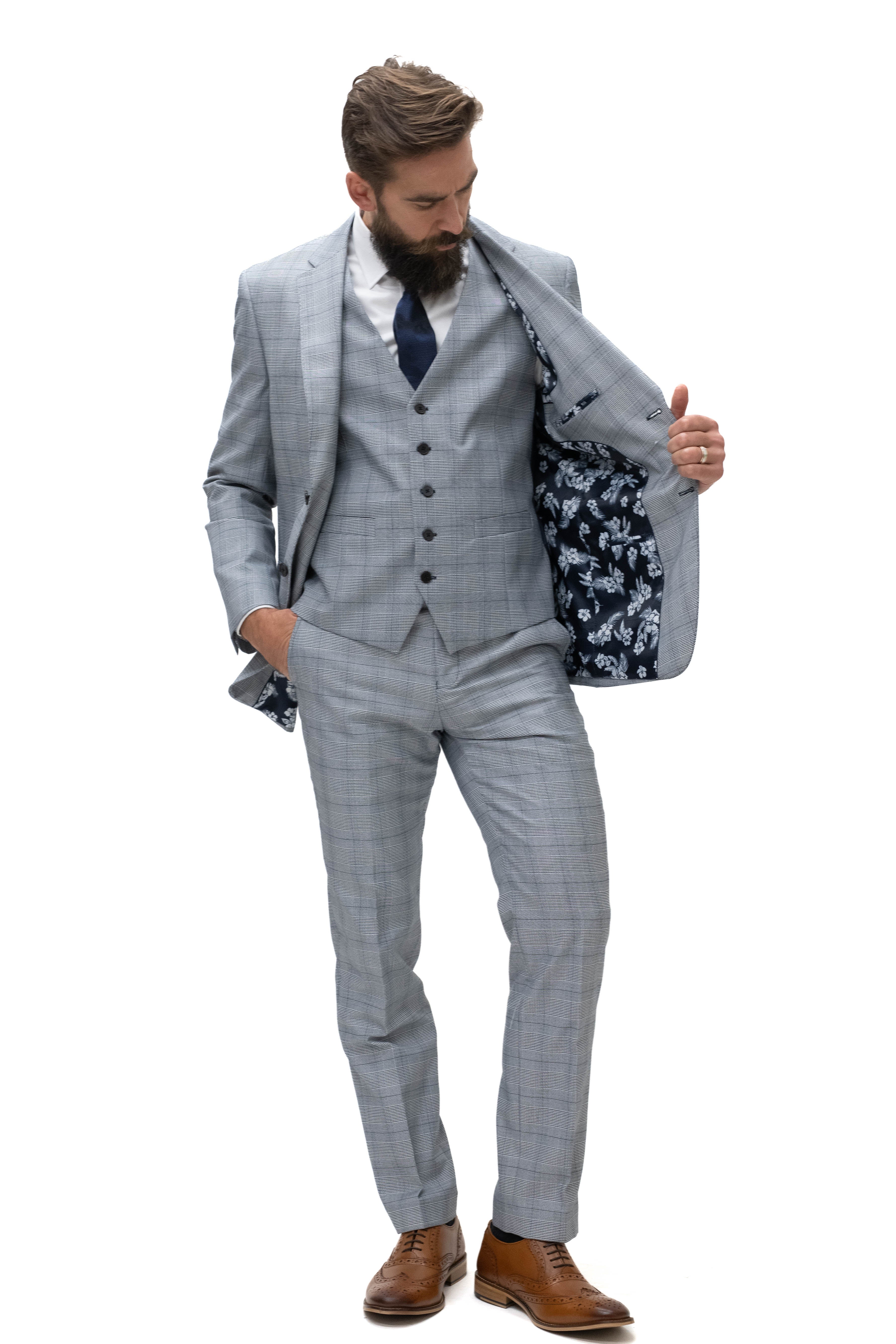Skopes Anello Grey 3 Piece Suit